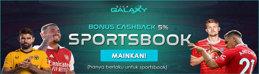 BONUS CASHBACK 5% MINGGUAN